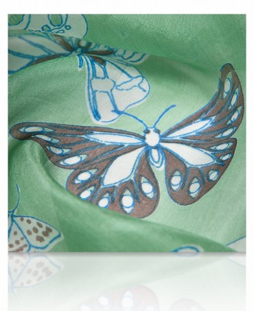 Палантин Женский S-BUTTERFLY/GR.PEACH